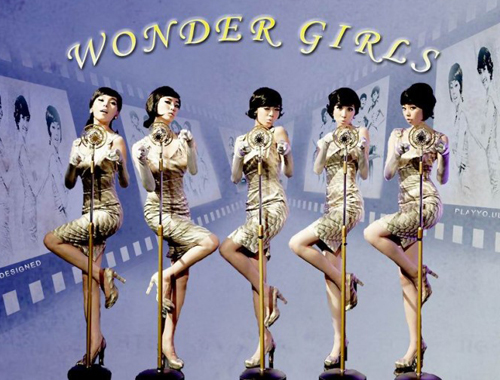 2009年夏天韩国组合wondergirls凭借这首旋律简单的《nobody》红透