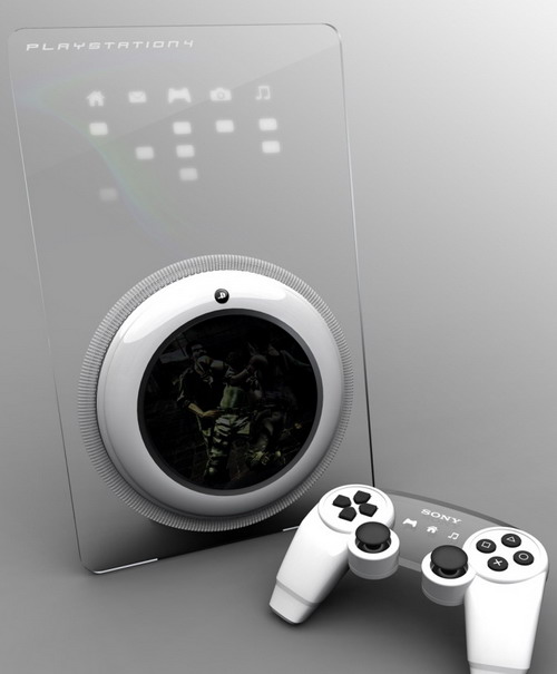 科幻造型 下一代主机PS4及Xbox720概念图